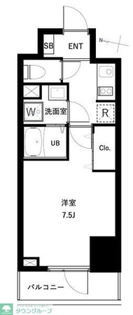 アーバンパーク扇大橋の物件間取画像
